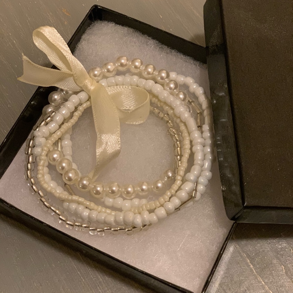 2 for $20 Pearl and Bow Bracelet